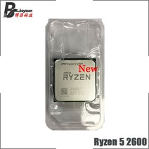 [해외]Amd ryzen 5 2600 r5 2600 3.4 ghz 6 코어 12 스레드 cpu 프로세서, One Size, One Color