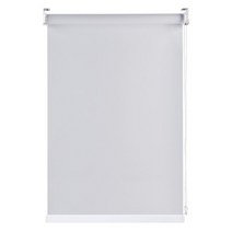 루버창 정전 롤러 블라인드 드릴 시스템 사무실 주방 침실 전체 정전 방수 창 커튼 정의, 회색, 사용자 정의 크기