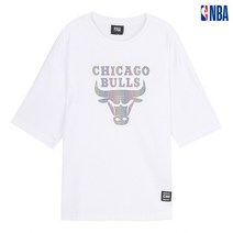 NBA NBA 엔비에이 빠른배송 레인보우 프린트 티셔츠(라이트그린) N202TS040P 부천