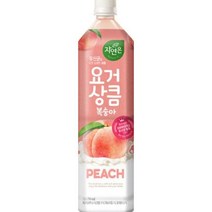 키워도 회의 미팅 회사 탕비실 사무실 간식 자연은 요거상큼 복숭아 1.5L 페트 12개 1.5L, 1세트