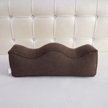 임산부 하지정맥류 수면 다리 발받침 리프트 쿠션, 브라운_55X17X17cm