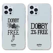 해리포터 도비 이즈 프리 클리어케이스 아이폰SE3/SE2/7/8:도비양말, 1개