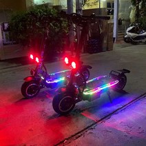 전동 두발 킥보드 듀얼 전기킥보드 10인치 11인치 접이식 경량 휴대용 출퇴근 미니 나노휠, 1.60V, 5.아크릴램프패널추가부품