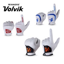 볼빅 남성 골프 장갑 천연양피 반양피 극세사 필드용 싱글 버디 80 장타 미끄럼방지, 천연양피장갑