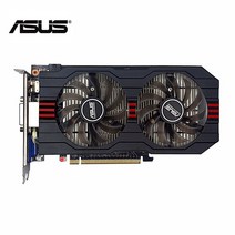 중고 정품 ASUS GTX 750TI 2G GDDR5 128bit 게임용 비디오 그래픽 카드 좋은 상태 100 테스트 완료