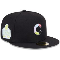 [미국정품] 919892 스냅백 캡모자 MLB [시카고 컵스] 뉴에라 Multi-Color Pack 59FIFTY Fitted Hat - Black