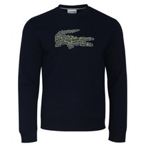 라코스테 LACOSTE 남성 크로코 기모 긴팔 티셔츠 SH8552-166