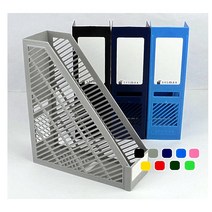 파일 꽂이 데스크 PP 화일 홀더 서류 박스 있어빌리티, 블랙