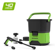 greenworks 5104507 gdc40 고압 세척기 휴대용 무선 전기 압력 세탁기 650w 40v multifunction green washer, 배터리가 아닌, 협력사