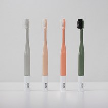 칫솔공장 나혼자선다 스탠드칫솔 이중미세모(1개입), 핑크