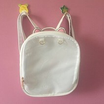 초등고학년책가방 초등여아책가방 귀여운 백팩귀여운 PVC 투명 투명 여성 백팩 하라주쿠 Ita 가방 젤리 컬