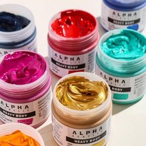 알파 고점도 헤비바디 아크릴물감 250ml 2443 B Deep Violet, 상세페이지 참조