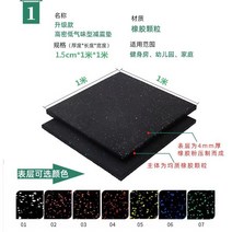 헬스장 고무 블럭 1m 체육관 홈짐 바닥 탄성 매트 바닥재, A.고밀도충격흡수패드1m_1m두께1.5cm