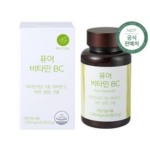 네츄럴굿띵스 퓨어 비타민BC 30일분, 1200mg x 60정