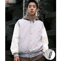 TRAVEL 3M 신슐레이트 바시티 자켓 그레이 3M THINSULATE VARSITY PADDING JACKET GRAY