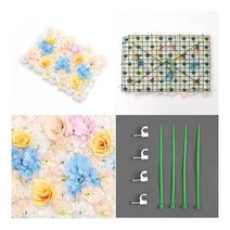 조화 인조 꽃 벽 장식 플라워월 60X40 37 결혼식포토부스 웨딩포토부스.웨딩소품