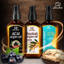 1+1+1 바오밥/아사이/모링가 아르간 헤어 오일 100ml, 1개, 04_모링가 아르간오일 1+1+1 100ml