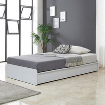 슈퍼싱글사이즈 수납형 원룸 1인용침대 부부트윈 미니