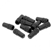 7x10Pcs MTB 자전거 자전거 알루미늄 합금 프레스타 밸브 캡 더스트 커버 블랙