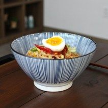 일본식기 블루패턴 우동면기 2종, 블루보우 우동면기[1P], 옵션선택