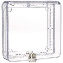 Honeywell Home CG510A 온도 조절기 가드 스몰 높이 11.9 x 너비 11.4cm4.375 4.375인치 이하 조절기에 적합