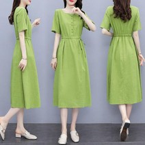 GDSHOP냉장고 마인 팬트 하우스 여름 여성 풍기인견 원피스 YHFACAI