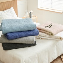 더베딩샵 피그먼트 이불 겸 양면패드 퀸 60수 아사면, 그레이