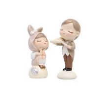 ROOGO 루고 귀여운 커플 미니어처 너를 위한 연주