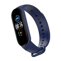 Xiaomi Mi 7 6 5 4 3 팔찌 실리콘 팔찌 손목 스트랩 MiBand 3 4 band5 band6 Smartwatch 액세서리, 05 5_03 For Mi Band 5