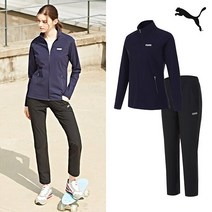 [PUMA] NEW 푸마스포츠 여성 트리코트 트레이닝 2종세트 퍼플