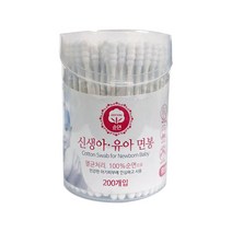 이지스 신생아 유아면봉 (원통) 200개입x3개