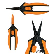 (피스카스) Fiskars Solid 논스틱 꽃가위(SP131)(1063321), Solid 논스틱 꽃가위(1063321), 1개