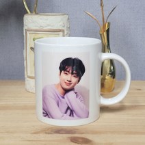 이찬원 굿즈 포토머그컵 제작, 단면인쇄, 핑크, 1개