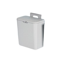 캠핑쓰레기통 팝업 쓰레기 통 봉투걸이 벽걸이 형 주방 79L대용량 뚜껑이 있는 욕실캐비닛문, 9L, 01 grey