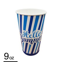 슬러쉬 종이컵 9온스 파랑 (1000개), 1000개, 1개