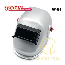 오토스 용접면 W-81 일반 수동 용접 보호면 웰빙 작업 개폐면 헤드밴드형 눈보호 얼굴보호 안면보호 산업용 작업용 OTOS 카리스툴