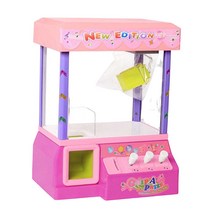 사탕뽑기기계 사탕뽑기 전자 DIY 어린이 인형 기계 동전 작동 놀이 게임 크레인 장난감 휴대용 사탕 그래버