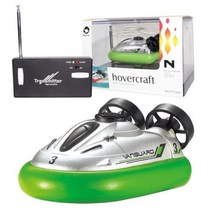 RC 보트 모터 24Ghz 무선 제어 호버크라프트 방수 전기 모델 토지 워터 미니 원격 에어 쿠션 선박 장난감 선물, Green