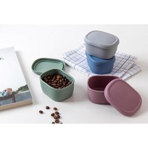 30대 직장인 전자레인지용 도시락통 식당 반찬 보관, 1개, 소(그레이)