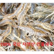 국산 100% 민물새우 당일조업발송 500g, 1개