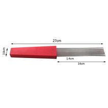 GHSHOP Guiro Scraper 타악기 라틴 악기 활동을 위한 품질, 빨간색, 스테인레스 스틸