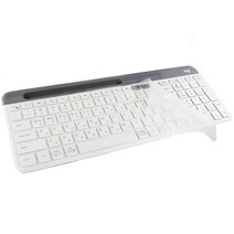 로지텍 K-580 키보드 키스킨 타이핑 타자 자판 생황방수 액체 오염방지 보호 덮개 세척 위생 소리감소 변색 변형 학교 PC방, K-580 skin