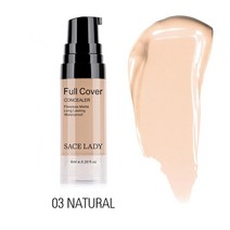 스킨 톤 페이스 코렉터 수정 소프트 스무스 페이스 컨투어 커버 여드름 스팟 다크 서클 모이스춰 라이징 컨실러 크림 6ml, 02, 하나