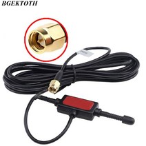 tv 안테나 케이블 수신기 실내용 연장 900 1800mhz 장거리 gsm gprs sma 남성 플러그 혼 라디오 패치 3m 신호 증폭기, 없음