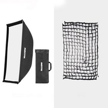촬영용 조명 소프트 박스 AMBITFUL24 인치 x 35 60x90cm 허니콤 그리드 소프트박스 보웬스 프로포토 엘린크롬 마운트 포함 스튜디오 스트로브 플래시 라이트용, [02] for Profoto Mount, [02] grid Sofox