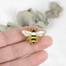 양봉 꿀벌 여왕벌 사육 말벌 상자 벌통 세트 골든 라인 브로치 꿀 브로치 be kind 보석 스웨터 배낭 데님 재킷 액세서리 핀 업