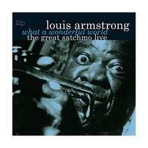 루이 암스트롱 Louis Armstrong What a Wonderful WorldThe Great Satchmo Live LP 음반 바이닐 레코드 앨범