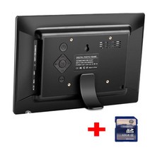 전자액자 미니모니터 디지털 스마트 서브 lcd 사진 프레임 초박형 10 모니터 액자, 블랙 32GB, EU 플러그