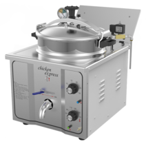 깨 탈곡기 모터 대용량 스테인레스 스틸 16l 치킨 압력 튀김기 전기 조리기 감자 칩, 1.Merchanical