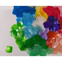 [특별가 이벤트]사각자개 3.5cm 5cm 썬캐쳐 자개모빌 만들기 발리모빌 재료 라탄링, 사각5cm, 5cm사각파스텔오렌지